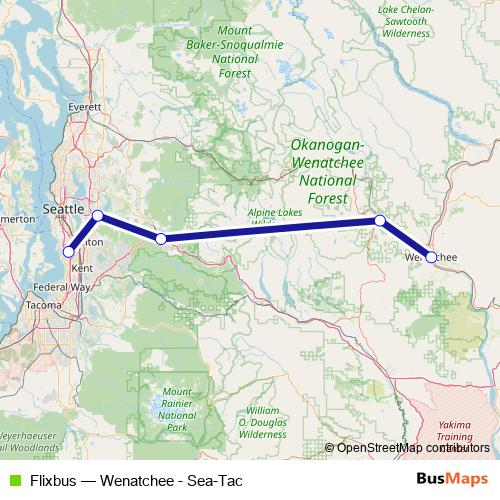 Flixbus bus Line Map