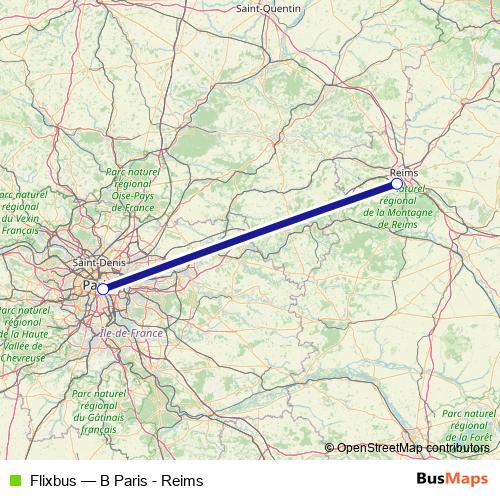 Flixbus bus Line Map