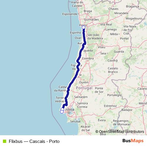 Flixbus bus Line Map