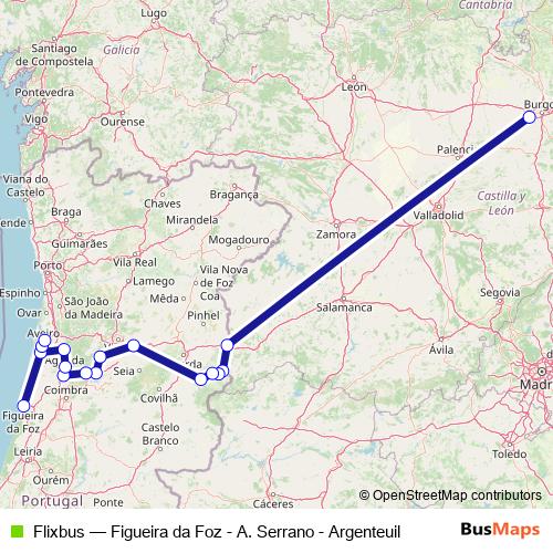 Flixbus bus Line Map