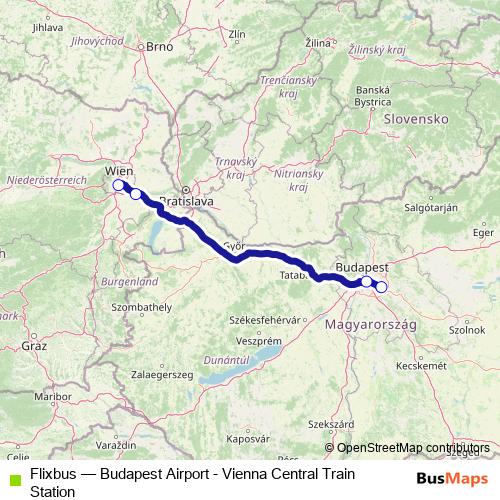 Flixbus bus Line Map