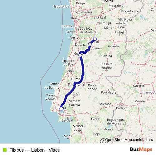 Flixbus bus Line Map