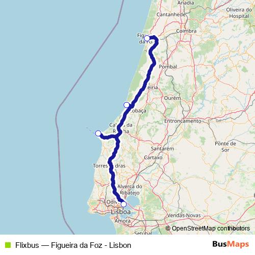 Flixbus bus Line Map