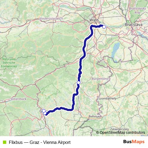 Flixbus bus Line Map