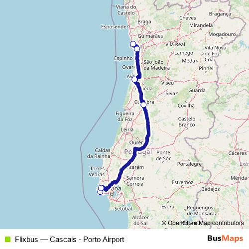 Flixbus bus Line Map