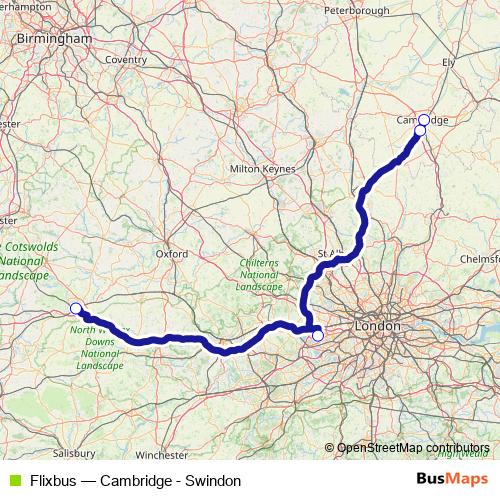 Flixbus bus Line Map