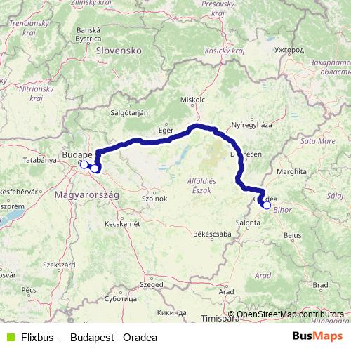 Flixbus bus Line Map