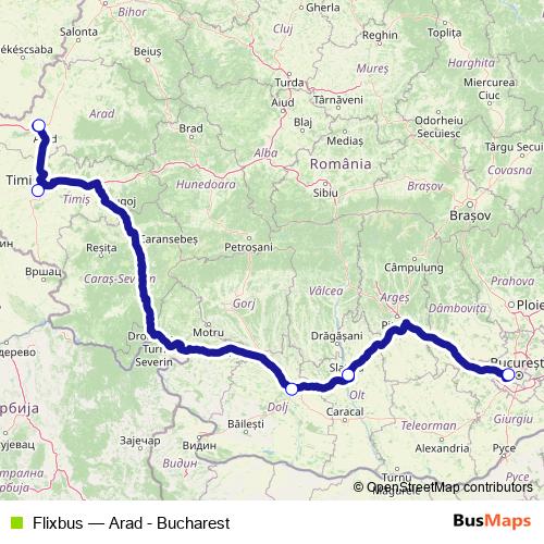 Flixbus bus Line Map