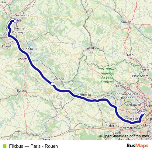 Flixbus bus Line Map