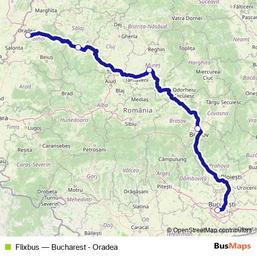 Flixbus bus Line Map