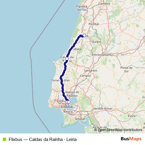 Flixbus bus Line Map