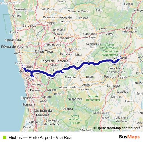 Flixbus bus Line Map