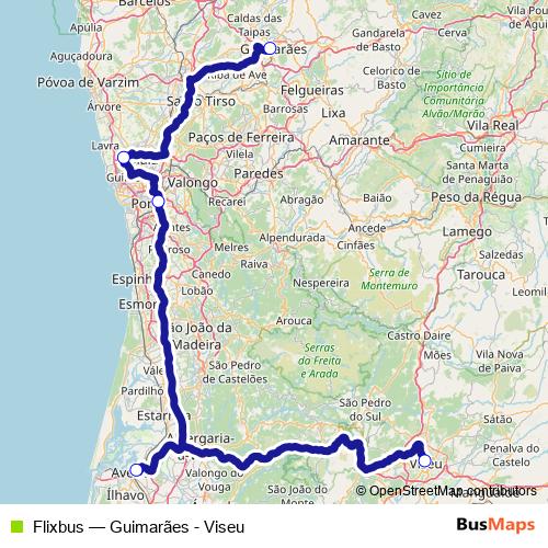 Flixbus bus Line Map