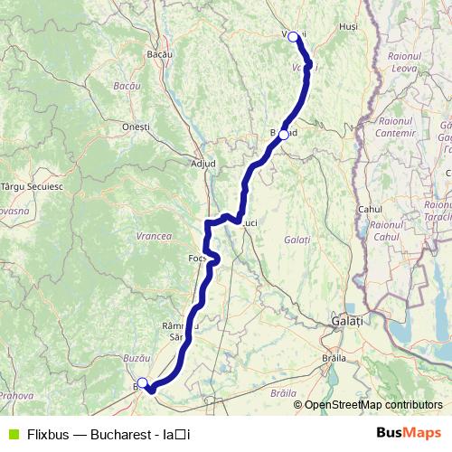 Flixbus bus Line Map