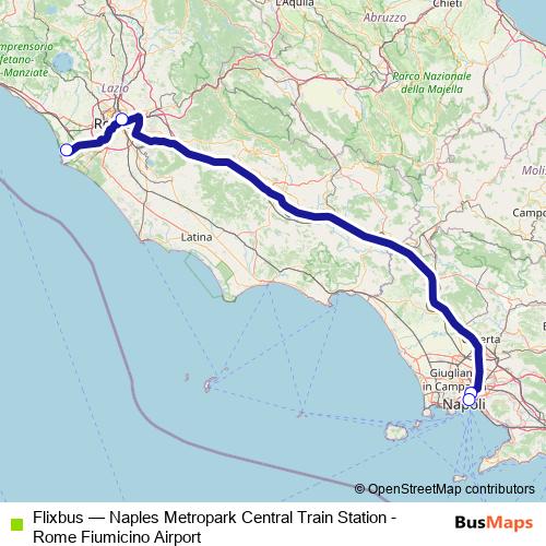 Flixbus bus Line Map
