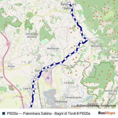 Pl020a bus Line Map