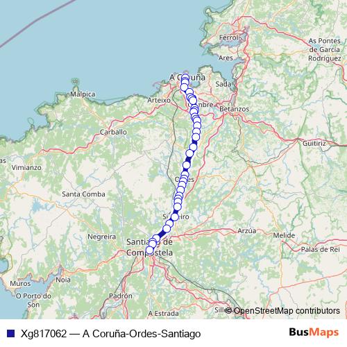 Xg817062 bus Line Map