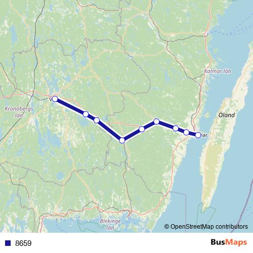 8659 rail Line Map