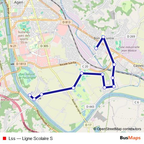 Lss bus Line Map