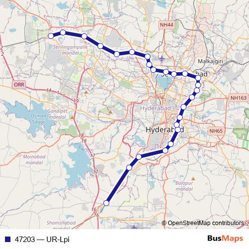 47203 rail Line Map