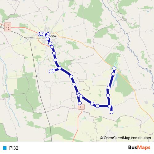 Pl32 bus Line Map