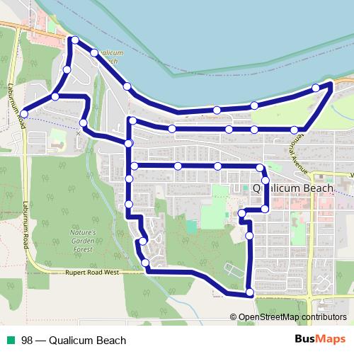 98 bus Line Map