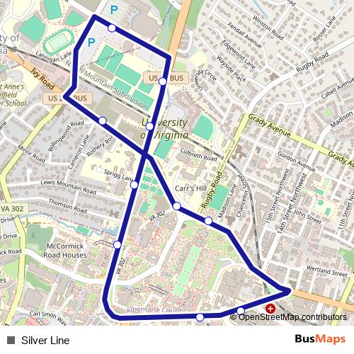 Silver Line bus Line Map