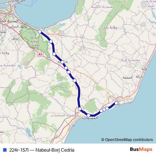 224r-157l rail Line Map