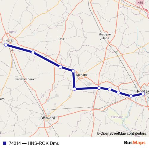 74014 rail Line Map