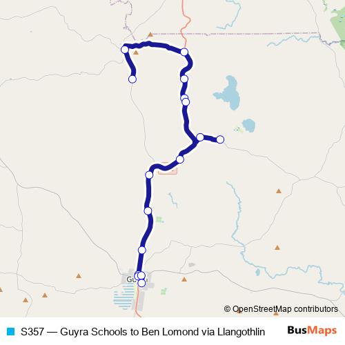 S357 bus Line Map