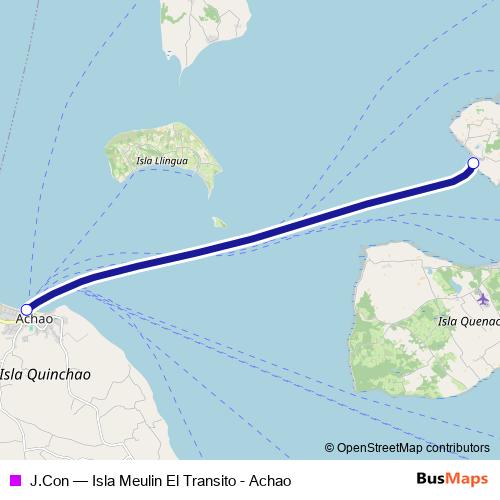 J.Con ferry Line Map