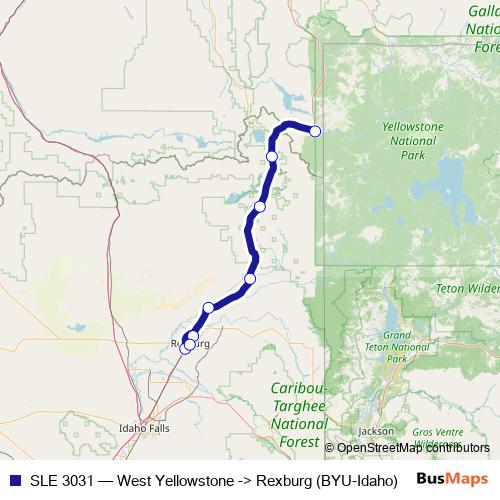 SLE 3031 bus Line Map