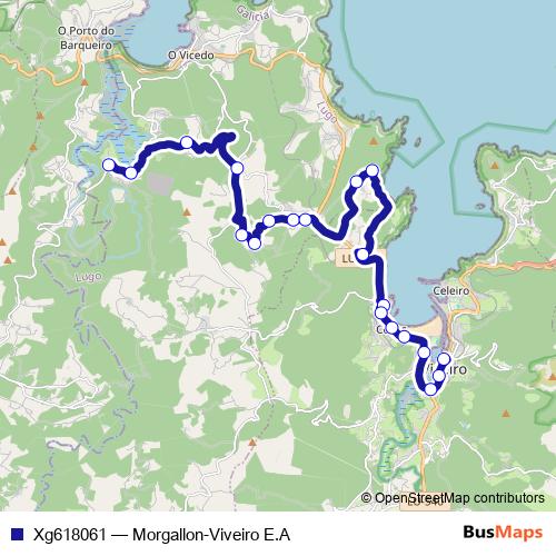Xg618061 bus Line Map