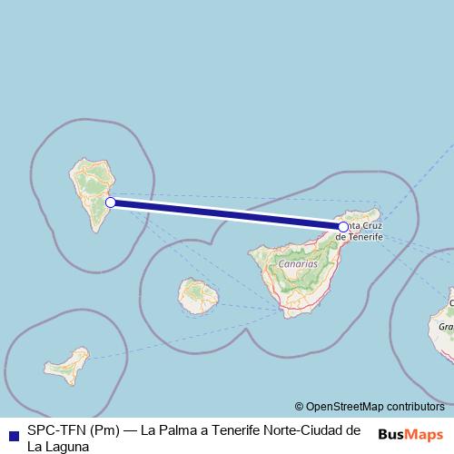 SPC-TFN (Pm) air Line Map