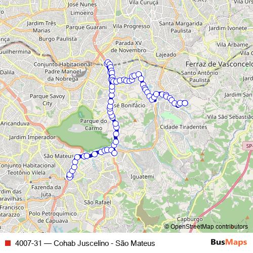 4007-31 bus Line Map
