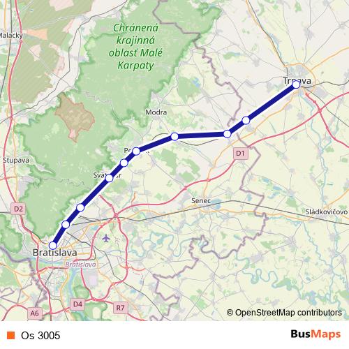Os 3005 rail Line Map