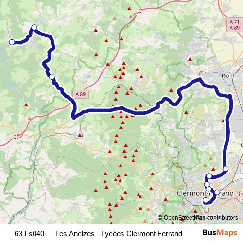63-Ls040 bus Line Map