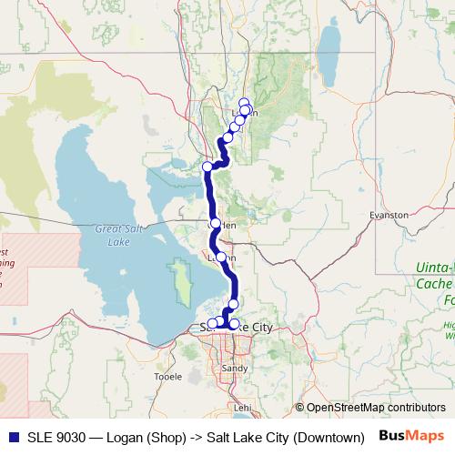 SLE 9030 bus Line Map