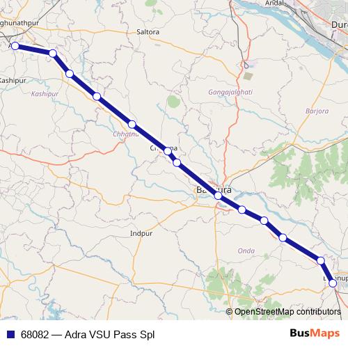 68082 rail Line Map
