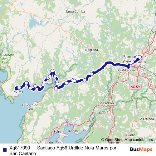 Xg817090 bus Line Map