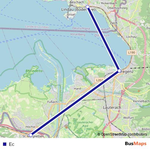 Ec rail Line Map