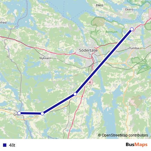 48t bus Line Map