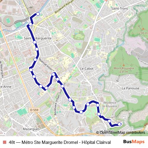 48t bus Line Map