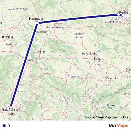 3 rail Line Map