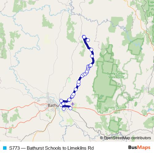 S773 bus Line Map