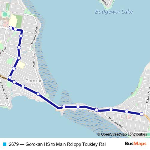 2679 bus Line Map