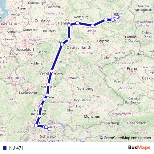 NJ 471 rail Line Map