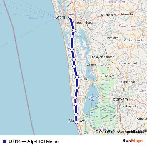 66314 rail Line Map