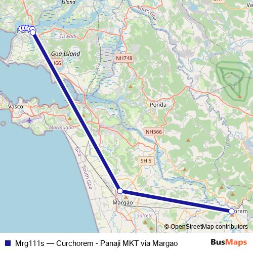 Mrg111s bus Line Map
