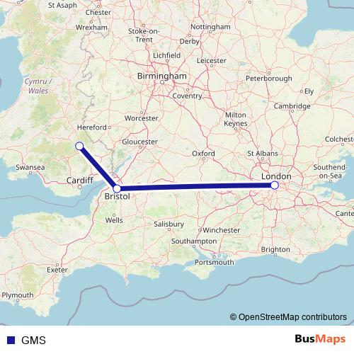 GMS bus Line Map